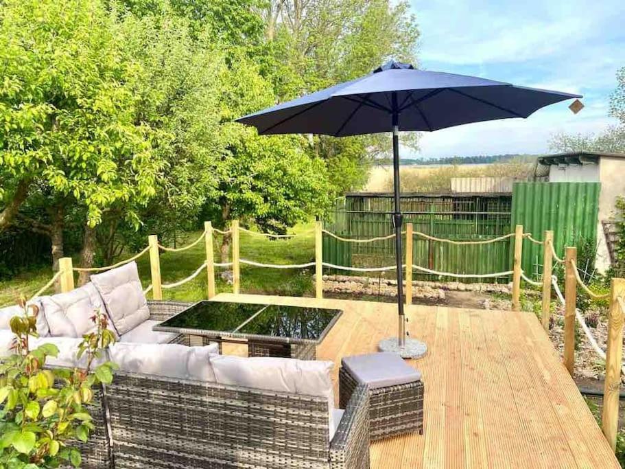Ferienhaus Mit Wasserblick Auf Der Insel Usedom Krummin Екстериор снимка